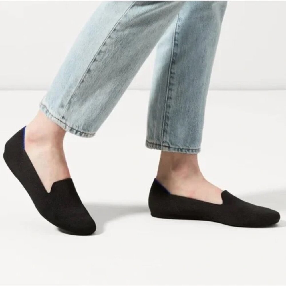 Rothy’s Black Loafer Round Toe Size 8